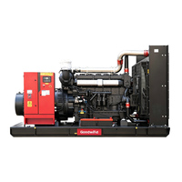 Groupe électrogène diesel ouvert Goodwind 600 kW, groupe électrogène de secours, entretien facile, télécommande pour l'alimentation des chantiers de construction