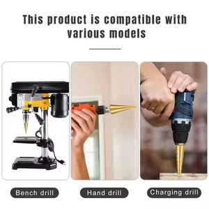 Juego de 3 Brocas Escalonadas HSS con Recubrimiento de Cobalto y Titanio de Alta Calidad, Múltiples Diámetros, Abridor de Orificios, Estuche de Aluminio, Acero, Hierro - Product Image 6