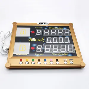 Cao Cấp 1999 Điểm LED Điện Tử Kỹ Thuật Số Billiard Bàn Bi Da/Hồ Bơi Scoreboard Thể Thao