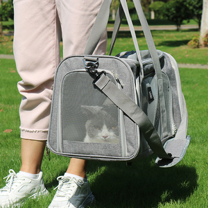 Toptan tasarımcı evcil hayvan taşıyıcı taşınabilir köpek yumuşak evcil hayvan taşıyıcı tasarımcı çantası sırt çantası küçük orta kediler köpekler - Product Image 5