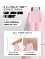 2-en-1 Pet Nail Grinder & Paw Hair Trimmer Kit-Lumière LED, moteur silencieux et charge de type C