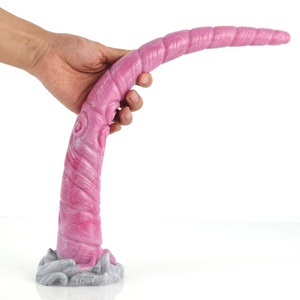 17.7inch Super Long Anal Plug Silicone Penis With Sucker Animal Dragon Monster <b>Dildo</b> Flexible Adult Sex Toys for Men - Product Image 2