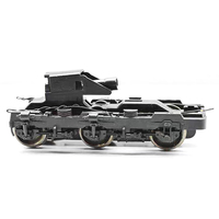 Ensemble de bogies pour modèles de trains HO avec jeu de roues en laiton nickelé, usiné CNC et traité par électroérosion à fil