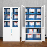 Armoire de rangement en acier métallique de haute qualité pour bureau moderne avec serrure