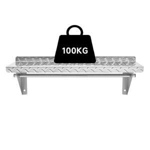 Anti-Skid Wall Mount Storage Rack Stainless Steel Kitchen Wall <b>Shelf</b> with Removable Utility Hooks for Restaurant Canteen - Product Image 2