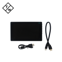 Raspberry Pi 4 Modelo B/ 3B +/ 3B, pantalla táctil capacitiva IPS de 7 pulgadas, 1024x600, con soporte de caja, menú OSD