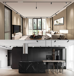 2*15W Doppelkopf Hängende COB LED-Leuchte Shop Fokus Einzelhandel Pendelleuchte Strahler Magnetische Schienenleuchte - Product Image 5