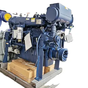 Moteur principal de bateau inboard 275kw 375hp 2100rpm pour WD12C375-21 de bateau