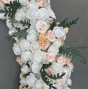 Simulación de Arco de Rosas Champagne de Doble Cara, Fondo Floral para Bodas, Fondo para Propuesta de <span class=keywords><strong>Matrimonio</strong></span> - Product Image 4