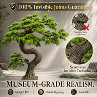 Grand arbre de pin artificiel de 1,8 m (6 pieds) pour extérieur, plante artificielle, faux pin, arbre artificiel pour intérieur, décoration commerciale, vente en gros