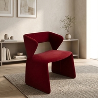 Fauteuil d'appoint individuel rembourré en tissu moderne, fabrication directe usine OEM ODM, pour usage intérieur domestique