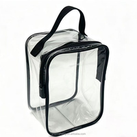 Nouveau sac fourre-tout transparent en PVC, écologique, portable, avec fermeture éclair, grande capacité, à porter à l'épaule ou en bandoulière, idéal pour les voyages, la plage et le maquillage