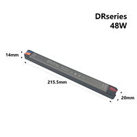 Fuente de Alimentación LED Ultrafina de Tamaño Mini, 12V 24V 100W, Conmutación Aislada, Múltiples Protecciones para Iluminación de Calles