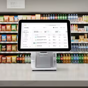 ระบบ POS แบบ All-in-One หน้าจอคู่ขนาด 11.6/15/15.6 นิ้ว พร้อมเครื่องพิมพ์ความร้อนในตัว - Product Image 1