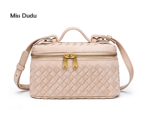 New Type Women Woven Bag Fashionable Trend Women's Handmade Bag Braided Bag Tote <b>Handbags</b> for Women Lady <b>Handbag</b> for winter - Product Image 3