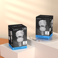 Boîtes en papier d'art pour l'emballage d'ampoules LED avec design, couleur, taille et logo personnalisés