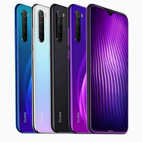 هاتف ريدمي نوت 8 مستعمل أصلي بسعر رخيص، شاشة 6.3 بوصة، يدعم 5G، هاتف محمول مستعمل