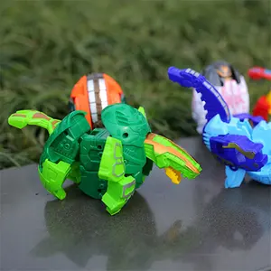 Robot dinosaure de 12 cm transformant des jouets 2 en 1 Œufs de dinosaure transformés Dinobots Figurines Cadeau Robot dinosaure jouet
