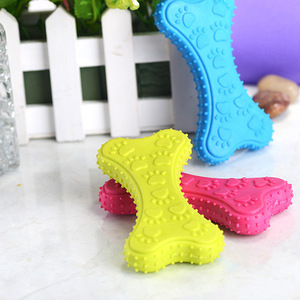 Đồ Chơi Cho Thú Cưng Bán Buôn Từ Nhà Máy Đồ Chơi Nhai Gặm Bánh Quy Hình Xương Mềm Bền Màu Dễ Thương - Product Image 5