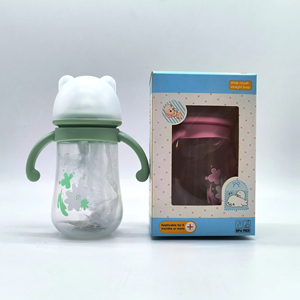 Bình sữa trẻ em chất liệu silicon PP cao cấp, không độc hại, dung tích 300ML, khuyến mãi nóng - Product Image 6