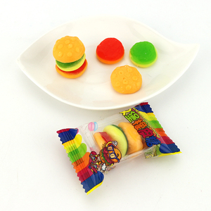 Venta al por mayor de estilo occidental de comida rápida hamburguesa en forma de caramelo de goma masticable a granel - Product Image 3