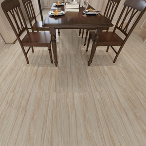 Entrega Rápida, Baldosas de Parqué de Madera de Alto Brillo de 600X600mm en China, Baldosas con Patrón de Madera Beige para Salas de Exposiciones - Product Image 5
