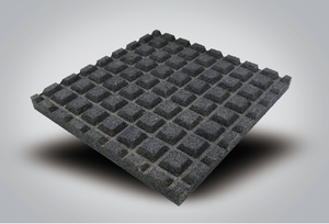 Vente en gros de carreaux de revêtement de sol en caoutchouc rainuré en forme de T élastique pour extérieur de 50 mm d'épaisseur pour mangeoire ou écurie pour chevaux - Product Image 3