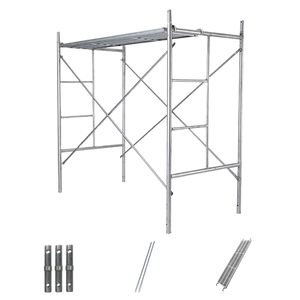 耐久性のあるスチール製移動式足場プラットフォーム、耐荷重250kg、モダンなデザイン、ホテルや建築工事に多用途に使用可能 - Product Image 6