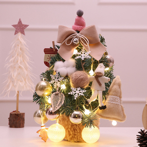 Phong Cách Mới Mini Cây Giáng Sinh 15Cm 30Cm 45Cm 60Cm Trang Trí Nhỏ <span class=keywords><strong>Xmas</strong></span> Cây Phong Cách Giáng Sinh Trang Trí Cây - Product Image 2