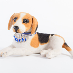 Fashion Decoration Pet Rhinestone Crystal Necklace Female Wedding Pet Products Luxury Jewelry dog cat collar