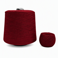 Tissu à tricoter écologique teint soyeux et lisse, couleur personnalisée, pour robes d'été, cardigans, t-shirts, écharpes, châles, 1/52s pour lin