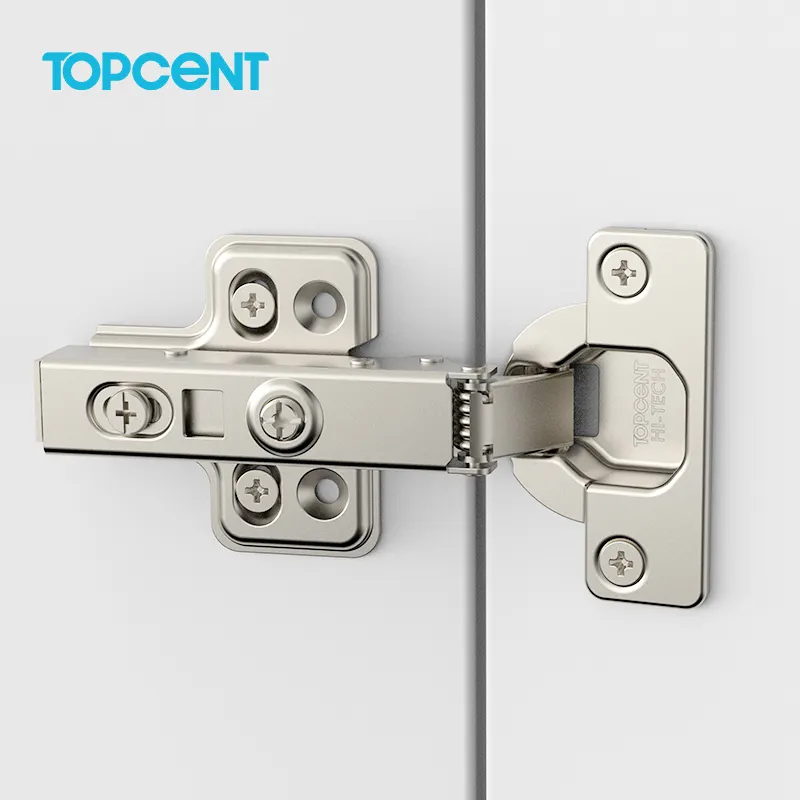 Topcent-bisagra de armario hidráulico de cierre suave para puerta, bisagra para muebles de 35mm