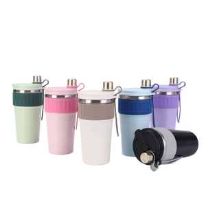 Nouvelle Arrivée 2026 – Bouteille <span class=keywords><strong>Shaker</strong></span> Isotherme Double Paroi en Acier Inoxydable 500ml pour Gym et Café - Product Image 5