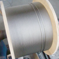 20mm Verzinktes Stahlseil GI-Drahtseil 6x19 6x37 Hochfestes Stahlkabel für Kran Heben Schiffs- und Fischereibedarf
