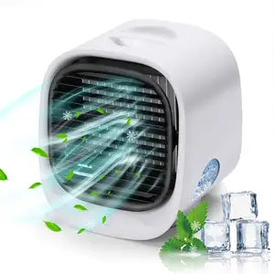 Ev kullanımı küçük dizüstü bilgisayar klima fanı su buharı şarj edilebilir kişisel taşınabilir Mini Usb HAVA SOĞUTUCU