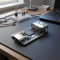 Placa de desarrollo mini USB RP2350A, placa MCU de doble núcleo y doble arquitectura para educación de desarrolladores