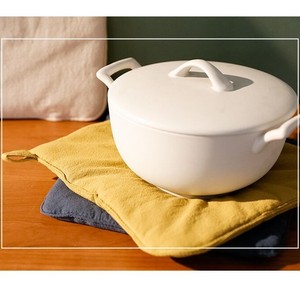 बहु रंग कपास लिनन ओवन गर्मी प्रतिरोधी मेज चटाई पॉट गर्म पैड के लिए रसोई - Product Image 2