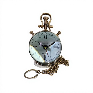 Meilleure vente horloge élégante avec chaîne forêt Camping voyage horloge personnalisée/montre vente chaude aluminium or horloge cadeau - Product Image 1