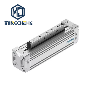 Cilindro Neumático de Servicio Pesado con Guía DGC-K-50-600-PPV-A-GK, Diámetro de 50 mm, Carrera de 600 mm, Actuador Lineal para Automatización Industrial - Product Image 1