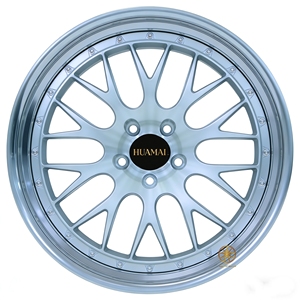 ล้อฟอร์จ 2 ชิ้น สีเงิน ขอบ 5x112 5x120 ขนาด 18-24 นิ้ว สำหรับรถยนต์นั่งส่วนบุคคล เหมาะสำหรับ BMW M3 M4 M5 G80 <span class=keywords><strong>G8</strong></span> - Product Image 3
