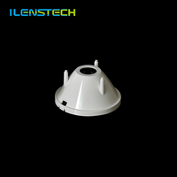 Lentille led 50MM 3 degrés pour lumière chirurgicale lentille de mise au point led avec support blanc