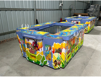QIQU 2025 Source usine nouveauté machine de jeu de tir de poisson très rentable 55 pouces armoire détachable à 8 joueurs
