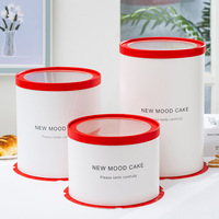 Mini boîtes et planches à gâteaux transparentes de luxe personnalisées pour mariage avec grande tasse à bento Boîte d'emballage en tranches personnalisée avec couvercle fenêtre