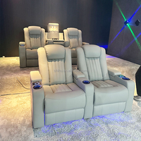 Fauteuils de cinéma maison modernes confortables fauteuils de cinéma en cuir véritable fauteuils VIP pour la maison et le cinéma
