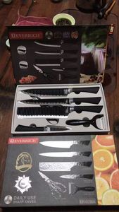 Daily Use Non-stick Coating <strong>5pcs</strong> sharp <strong>Knife</strong> <strong>Set</strong> in Gift Box - Product Image 4