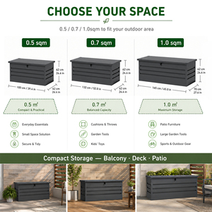 Boîte de rangement extérieure en métal personnalisée SEEYES, verrouillable, pour <span class=keywords><strong>jardin</strong></span>, terrasse, coussins, en acier galvanisé, fabrication OEM - Product Image 2