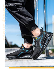 รองเท้านิรภัยสำหรับผู้ชายรองเท้านิรภัยทำจากเหล็กหัวเตียงนุ่มสบายสำหรับทำงานตามสั่ง - Product Image 6