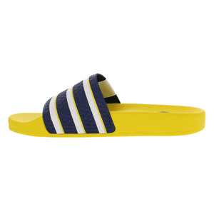 รองเท้า Adidas Adilette Mcdaa สำหรับผู้ชาย สี: เหลือง/กรมท่า ของแท้ 100% - Product Image 4