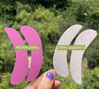 Patchs en silicone réutilisables pour le contour des yeux, protections pour rehaussement et teinture des cils, patchs souples en silicone pour rehaussement des cils, pour salon et usage domestique DIY