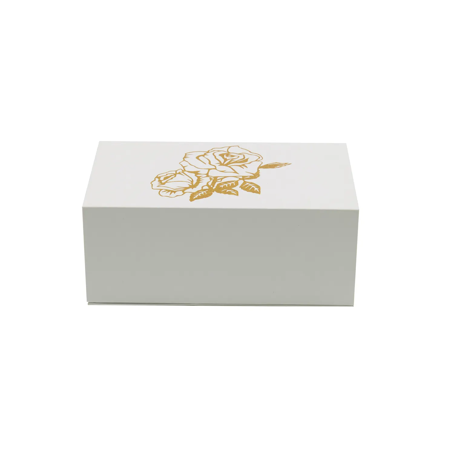 Caixas de empacotamento de papel branco personalizadas luxuosas de alta qualidade para o produto